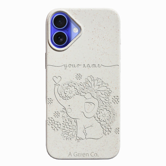 Tiny Tuskers - iPhone 16 Eco-Friendly Case