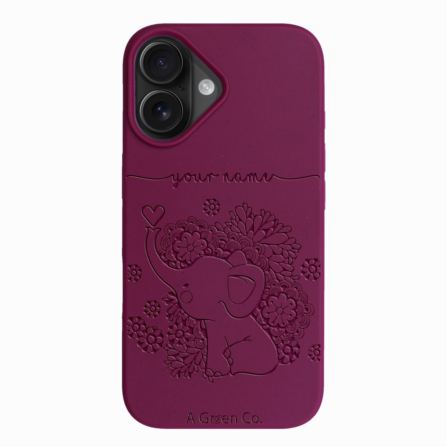 Tiny Tuskers - iPhone 16 Eco-Friendly Case
