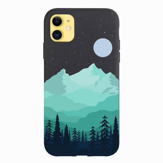 Moon & Mountains - iPhone 11 Eco-Friendly Case