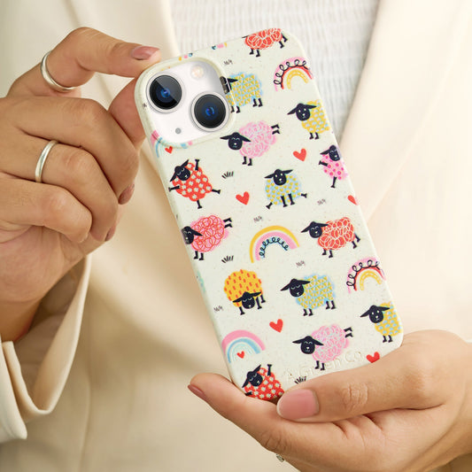 Dancing Lambs - iPhone 12 Mini Eco-Friendly Case