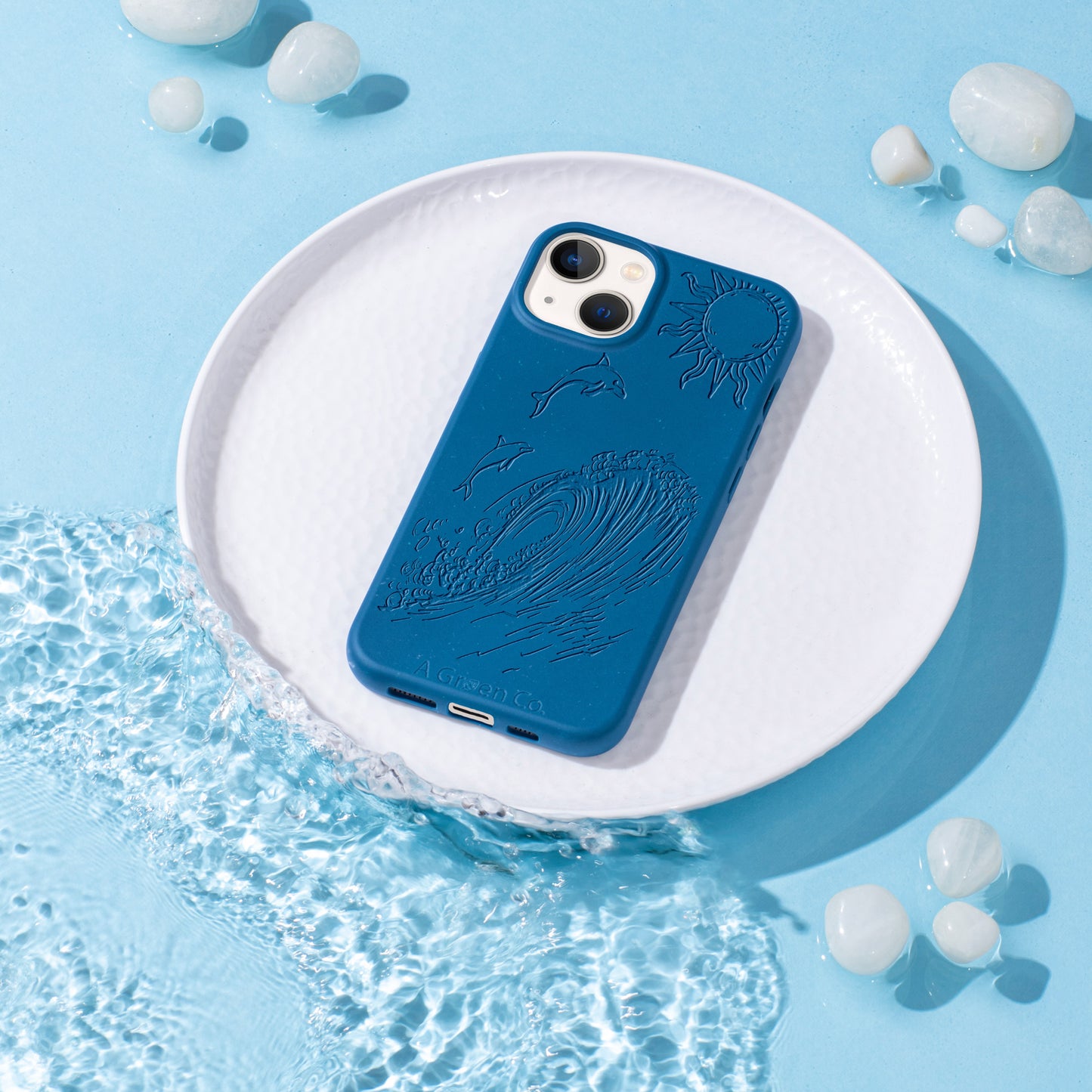 Dolphin Dive - iPhone 16 Eco-Friendly Case