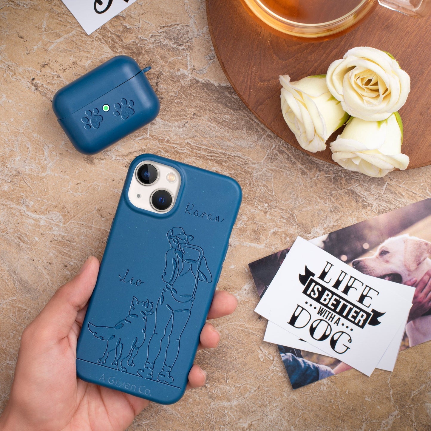 Wagging Tails (Guy) - iPhone 13 Pro Eco-Friendly Case