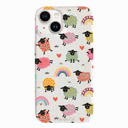 Dancing Lambs - iPhone 14 Eco-Friendly Case