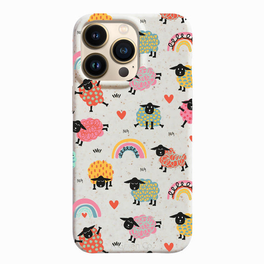 Dancing Lambs - iPhone 15 Pro Eco-Friendly Case