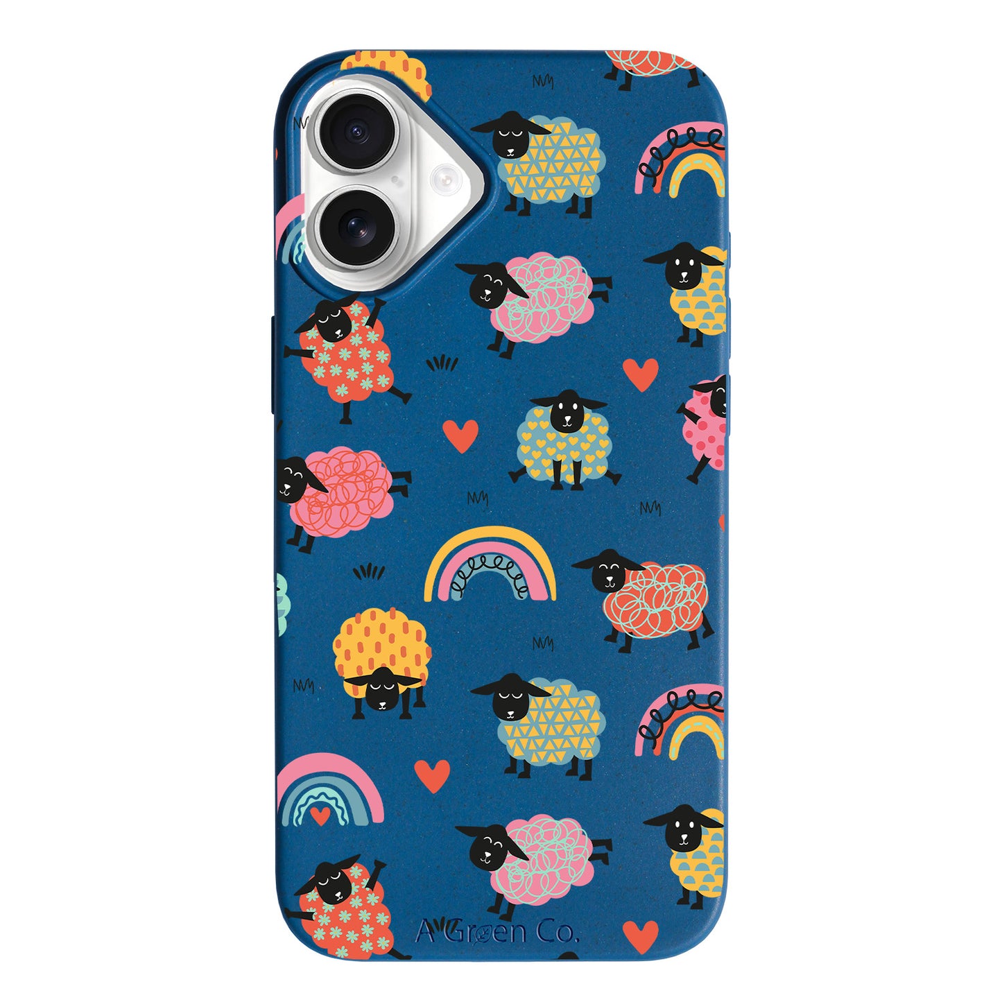 Dancing Lambs - iPhone 16 Eco-Friendly Case