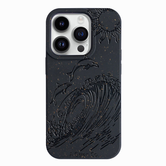 Dolphin Dive - iPhone 16 Pro Eco-Friendly Case