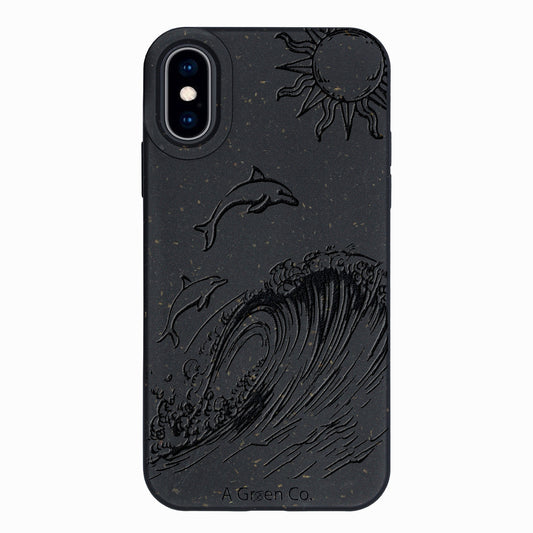 Dolphin Dive - iPhone Xs Eco-Friendly Case