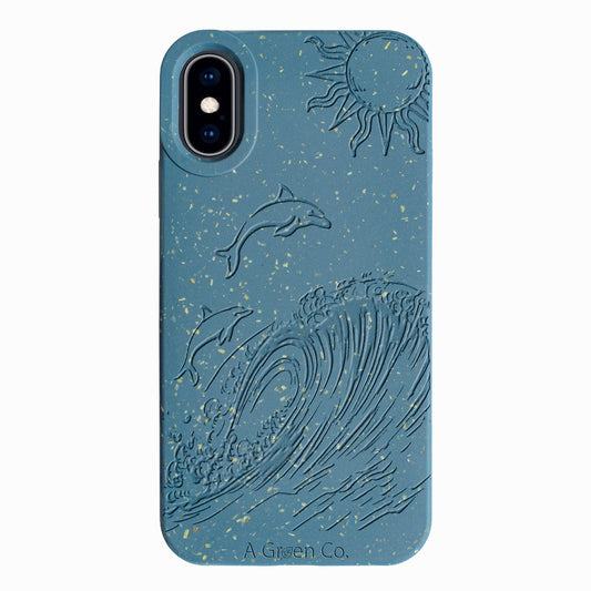 Dolphin Dive - iPhone Xs Eco-Friendly Case