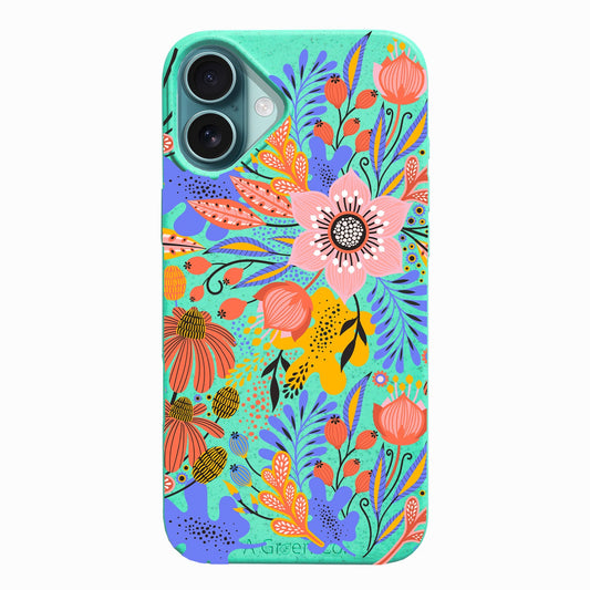 Exotic Flowers - iPhone 16 Plus Eco-Friendly Case