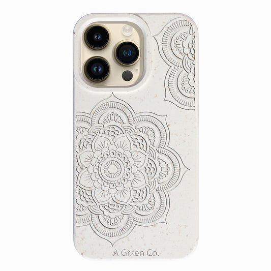 Floral Mandala - iPhone 14 Pro Eco-Friendly Case