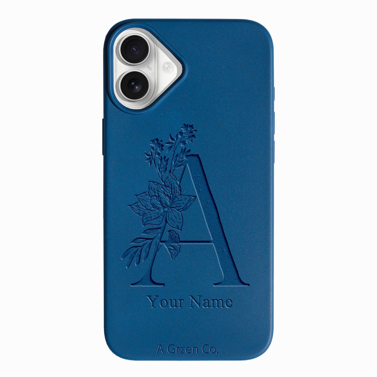 Flower Initials - iPhone 16 Eco-Friendly Case