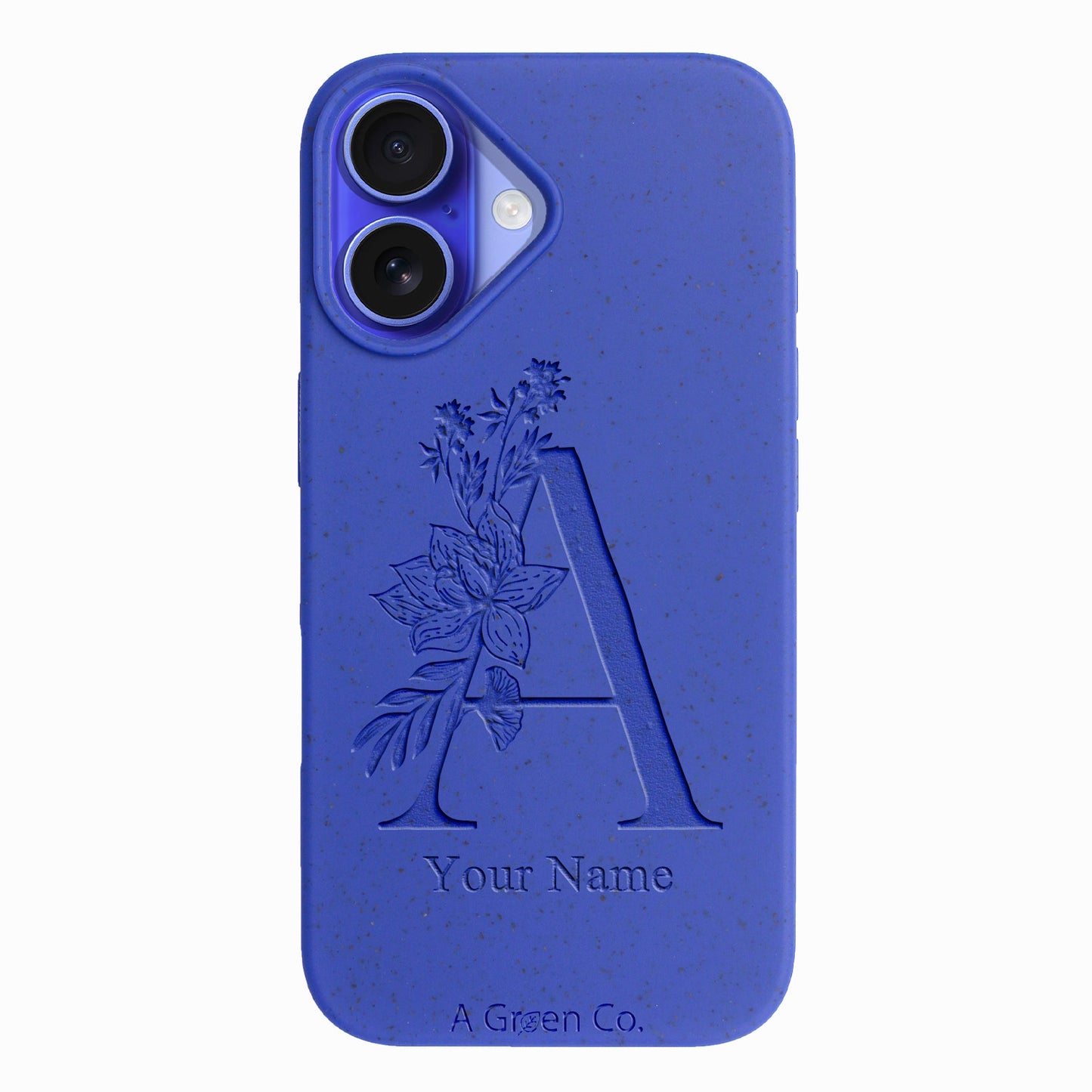 Flower Initials - iPhone 16 Eco-Friendly Case