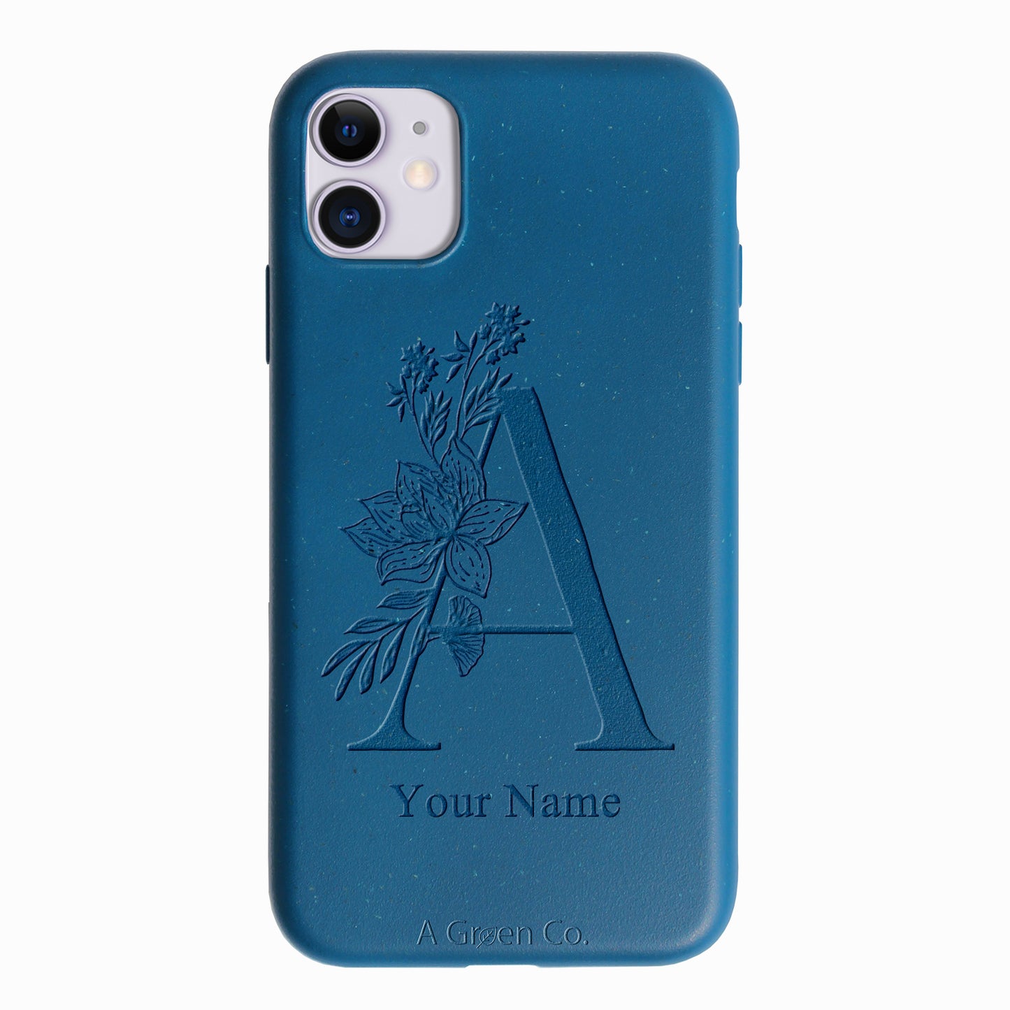 Flower Initials - iPhone 11 Eco-Friendly Case