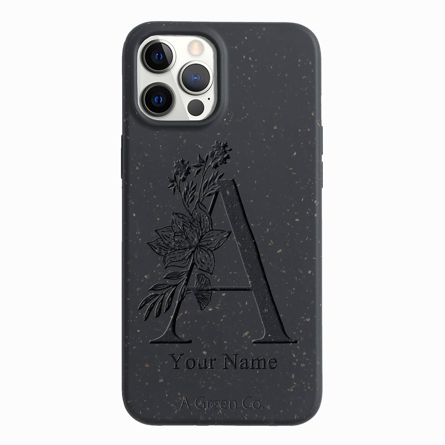 Flower Initials - iPhone 12 Pro Max Eco-Friendly Case