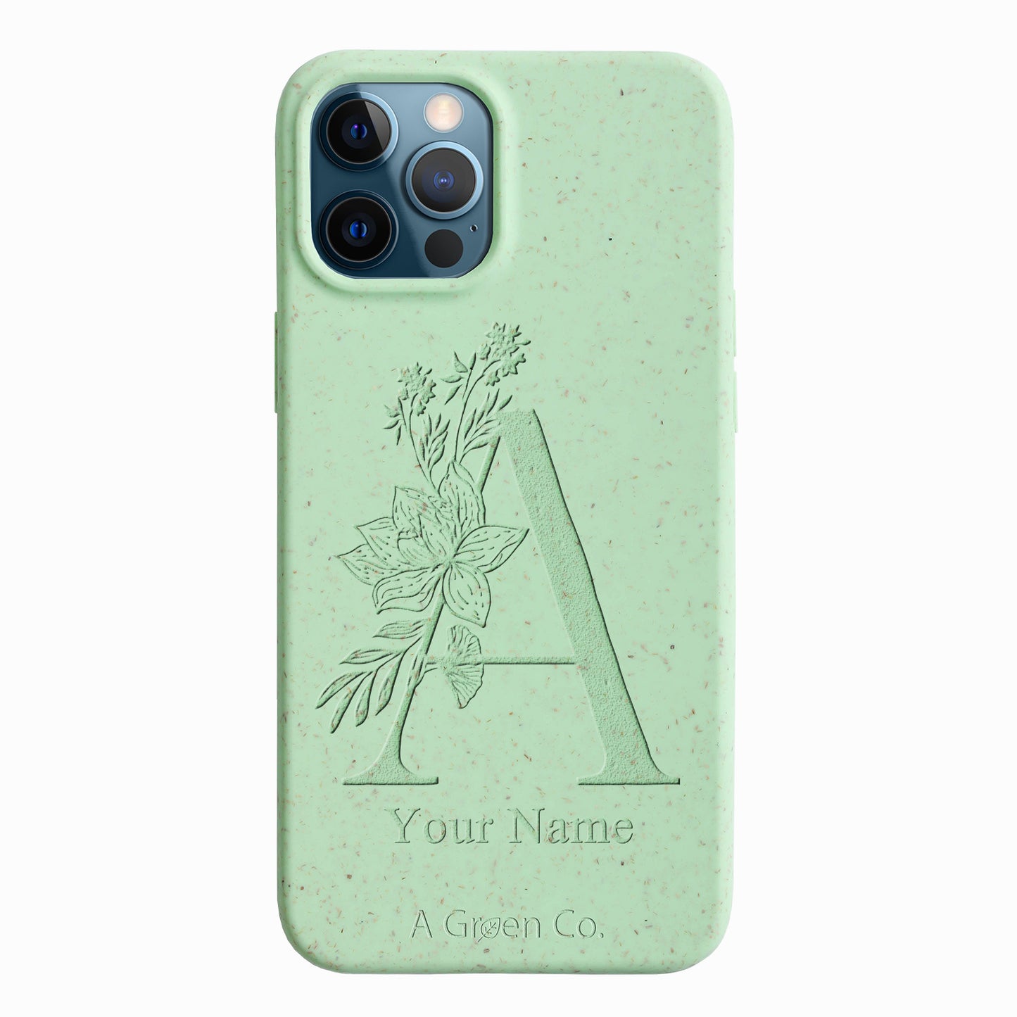 Flower Initials - iPhone 12 Pro Max Eco-Friendly Case