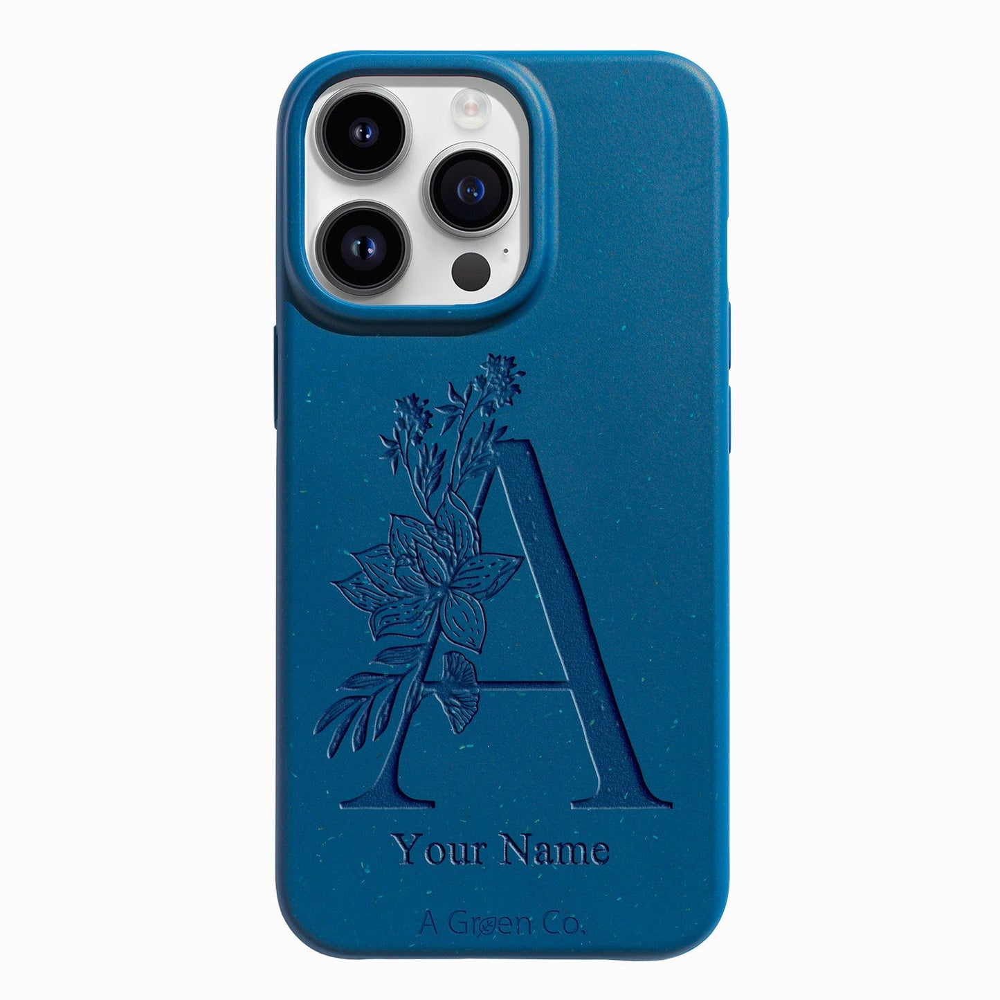 Flower Initials - iPhone 13 Pro Eco-Friendly Case
