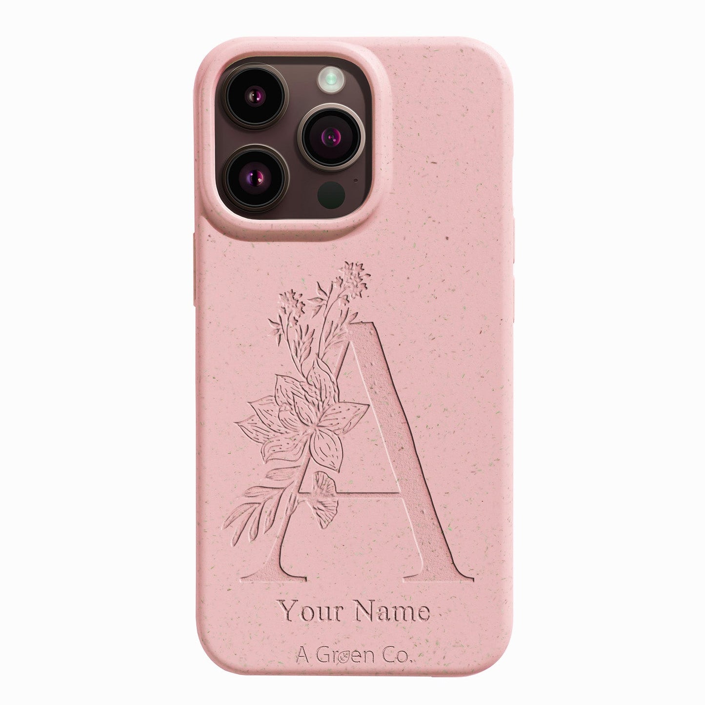Flower Initials - iPhone 13 Pro Eco-Friendly Case