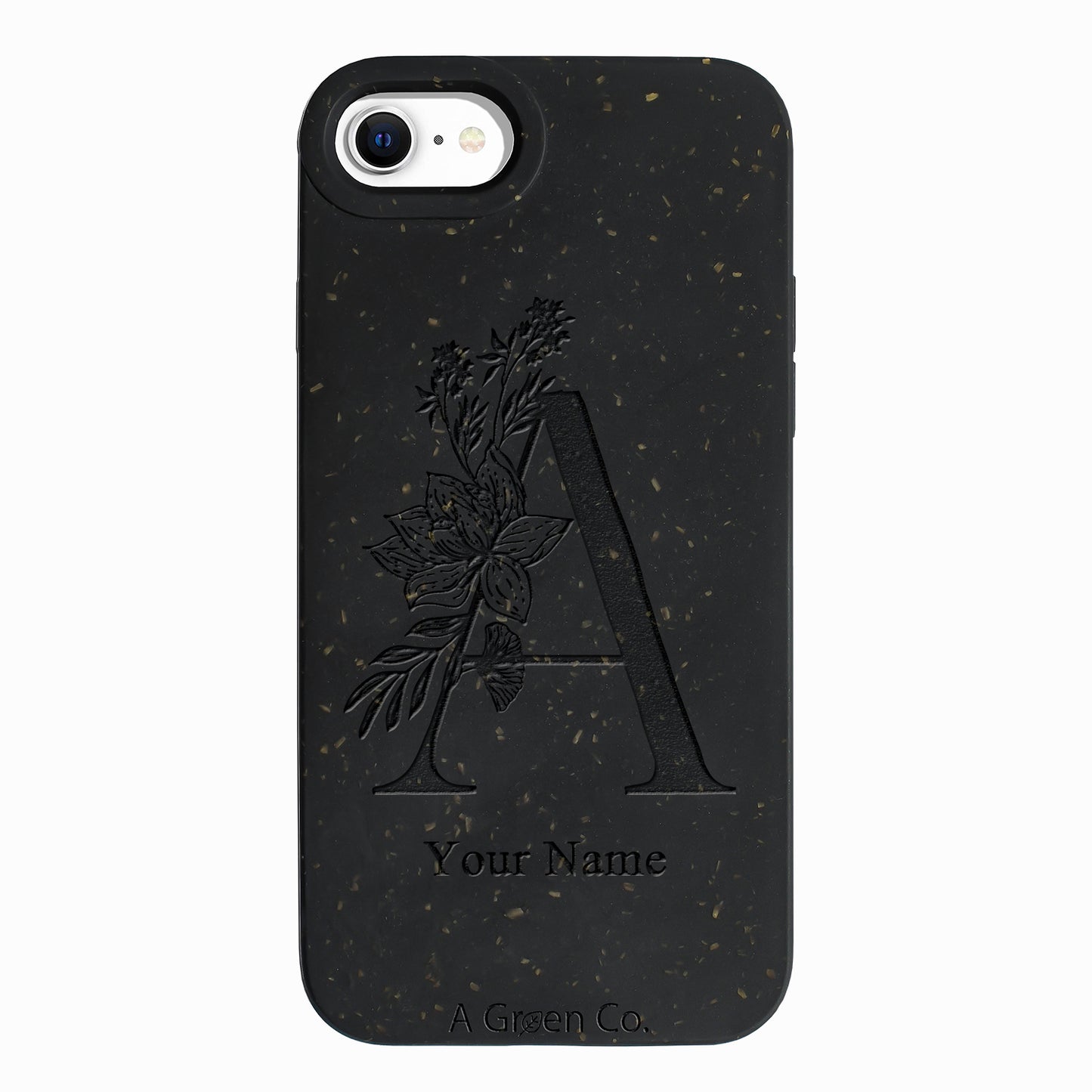 Flower Initials - iPhone SE 2020 / 8 / 7 / 6 / 6s Eco-Friendly Case