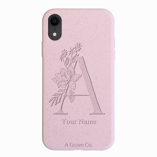 Flower Initials - iPhone XR Eco-Friendly Case