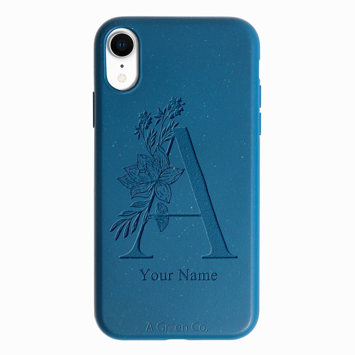 Flower Initials - iPhone XR Eco-Friendly Case