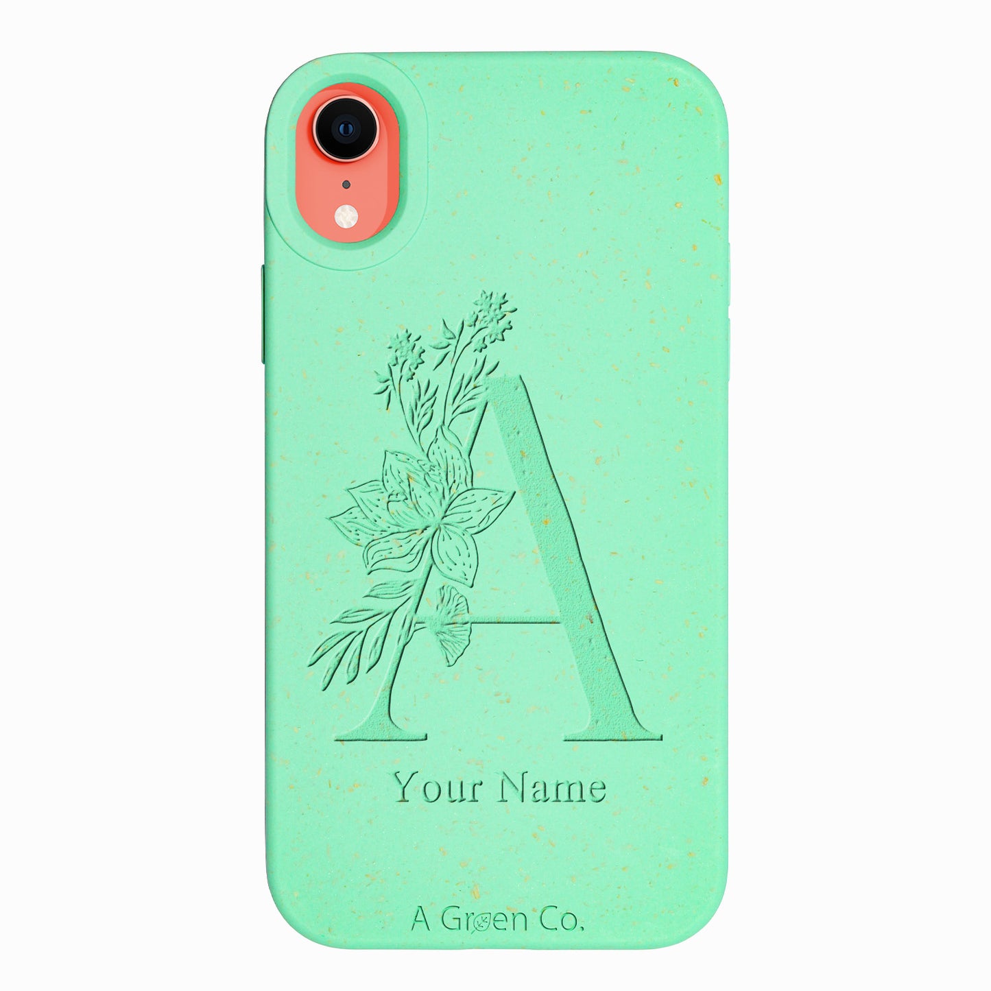 Flower Initials - iPhone XR Eco-Friendly Case