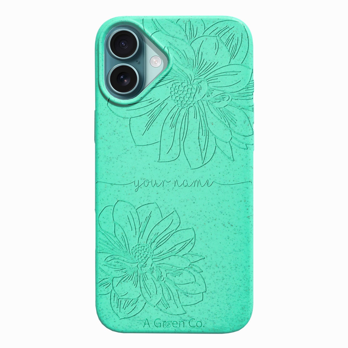 Floral Handwritten - iPhone 16 Plus Eco-Friendly Case