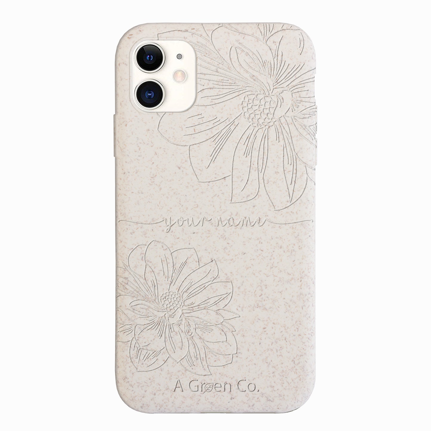 Floral Handwritten - iPhone 11 Eco-Friendly Case