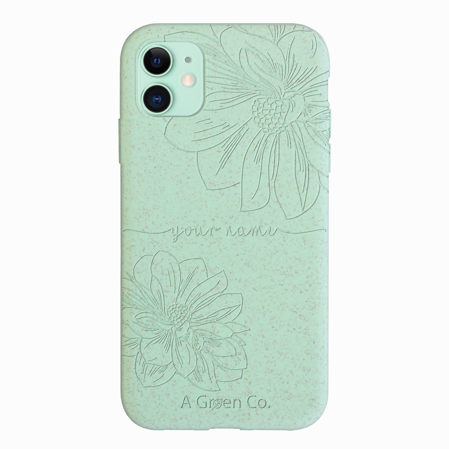 Floral Handwritten - iPhone 11 Eco-Friendly Case