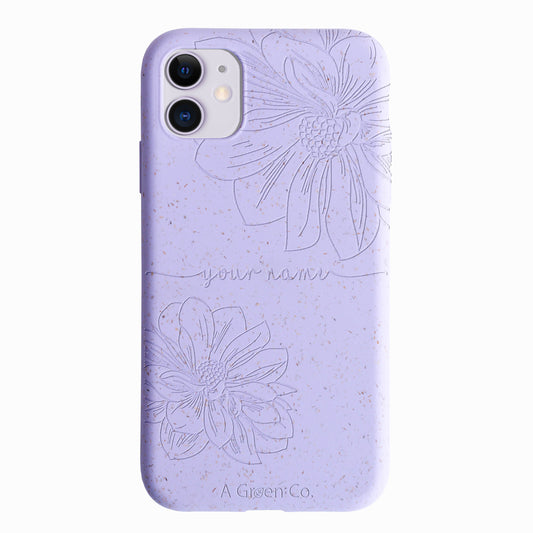 Floral Handwritten - iPhone 11 Eco-Friendly Case
