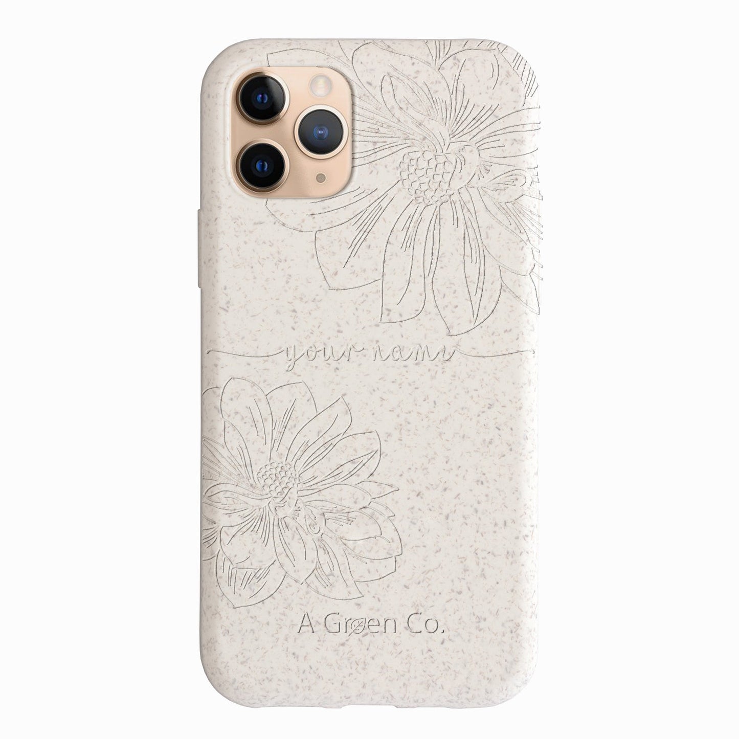 Floral Handwritten - iPhone 11 Pro Max Eco-Friendly Case