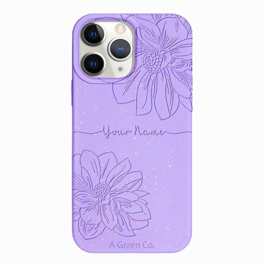 Floral Handwritten - iPhone 11 Pro Max Eco-Friendly Case