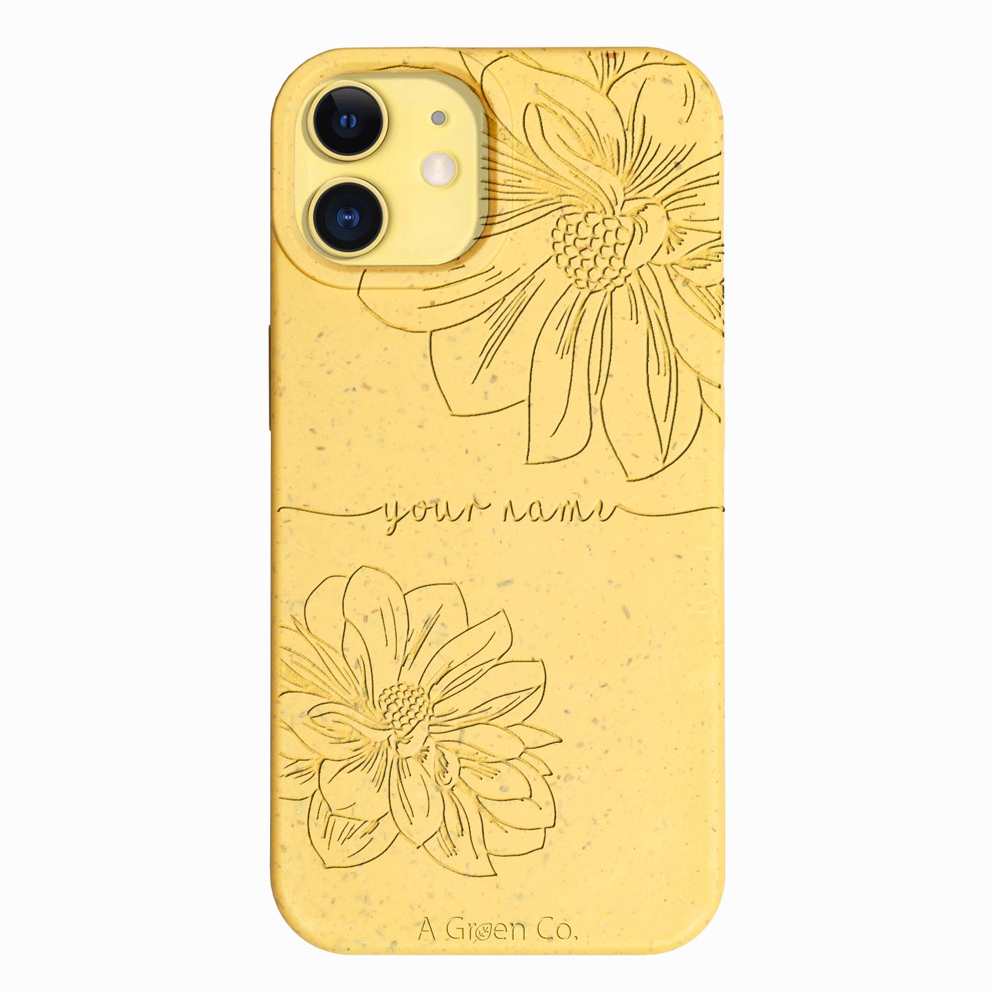 Floral Handwritten - iPhone 11 Eco-Friendly Case