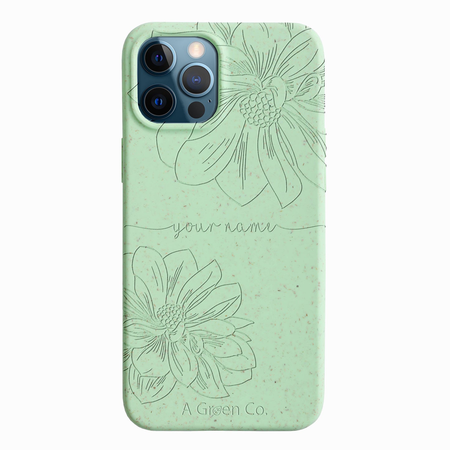 Floral Handwritten - iPhone 12 Pro Max Eco-Friendly Case