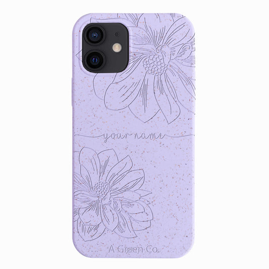 Floral Handwritten - iPhone 12 / 12 Pro Eco-Friendly Case