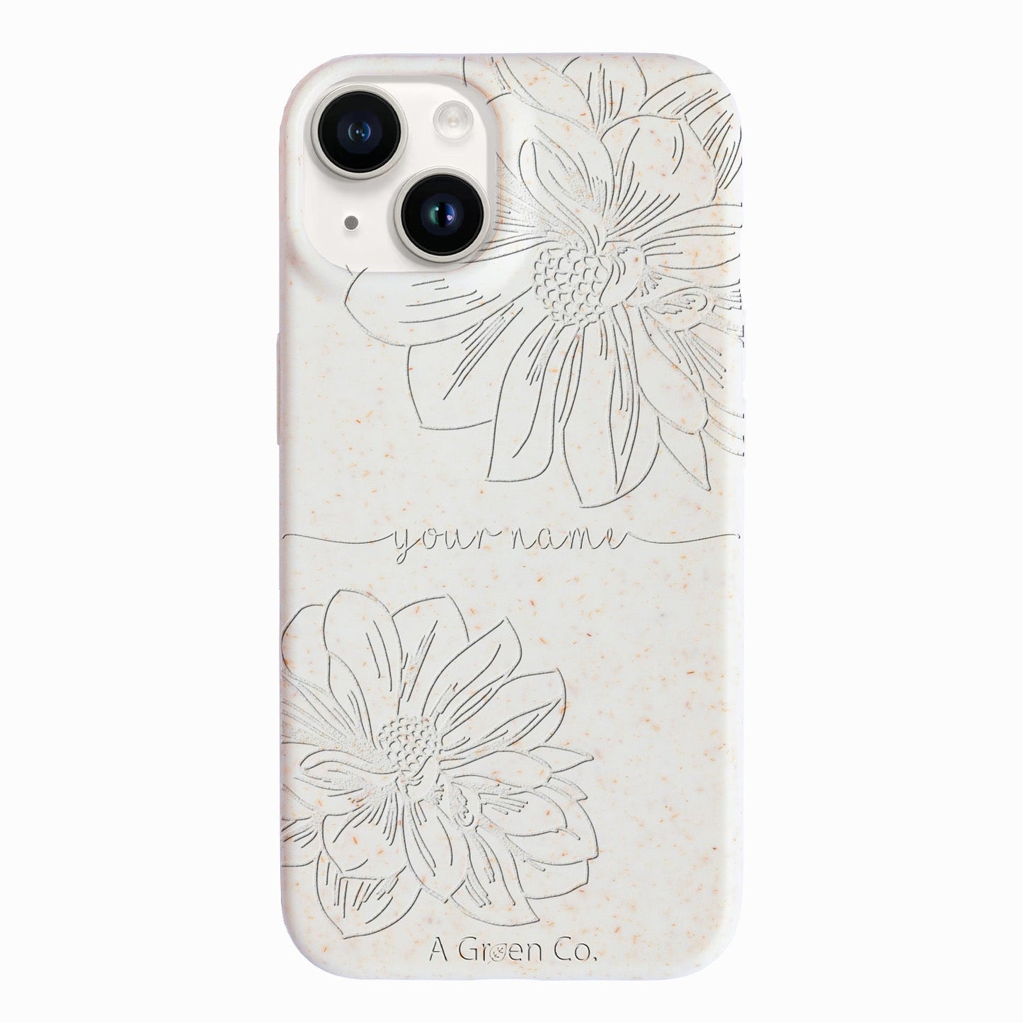 Floral Handwritten - iPhone 14 Plus Eco-Friendly Case