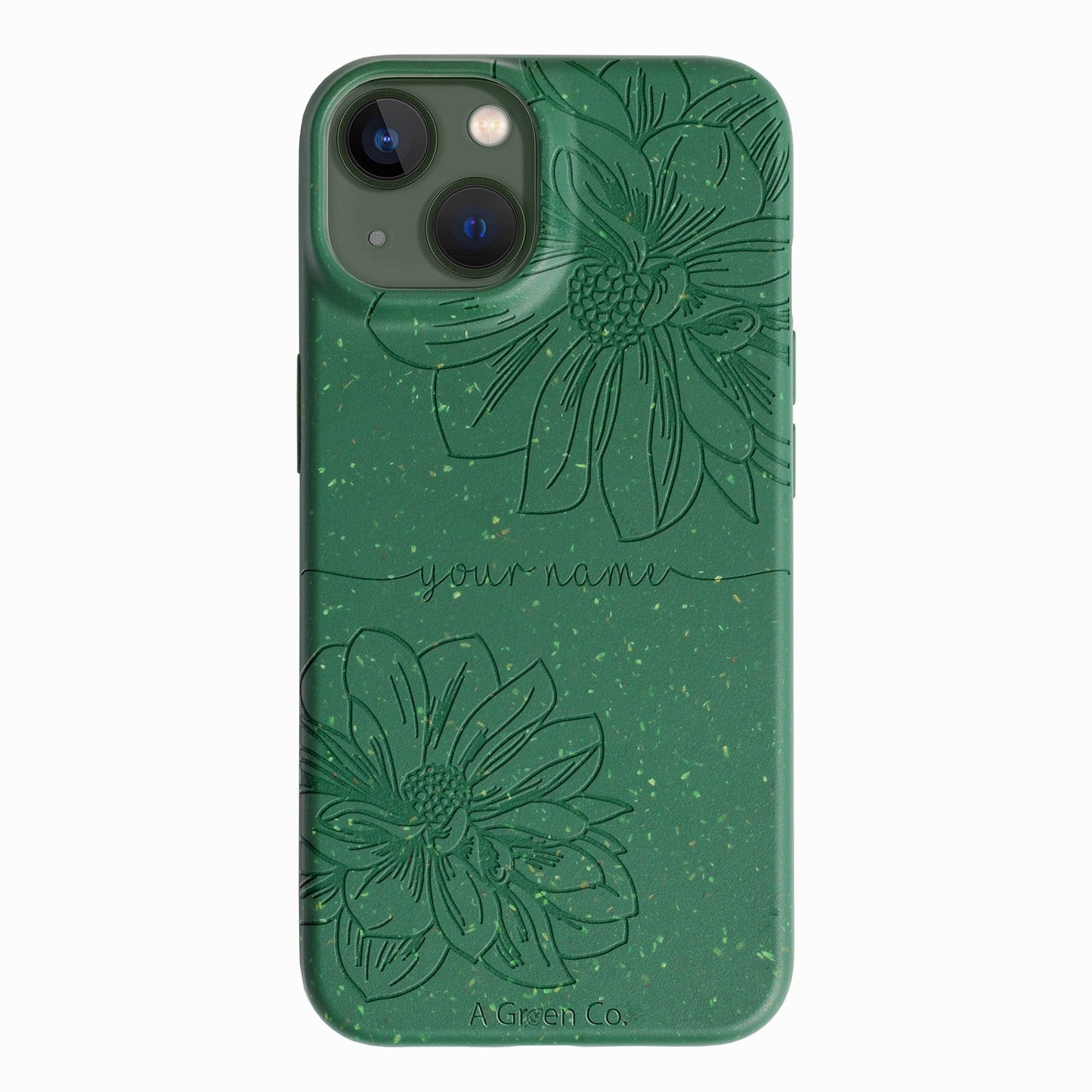 Floral Handwritten - iPhone 14 Eco-Friendly Case
