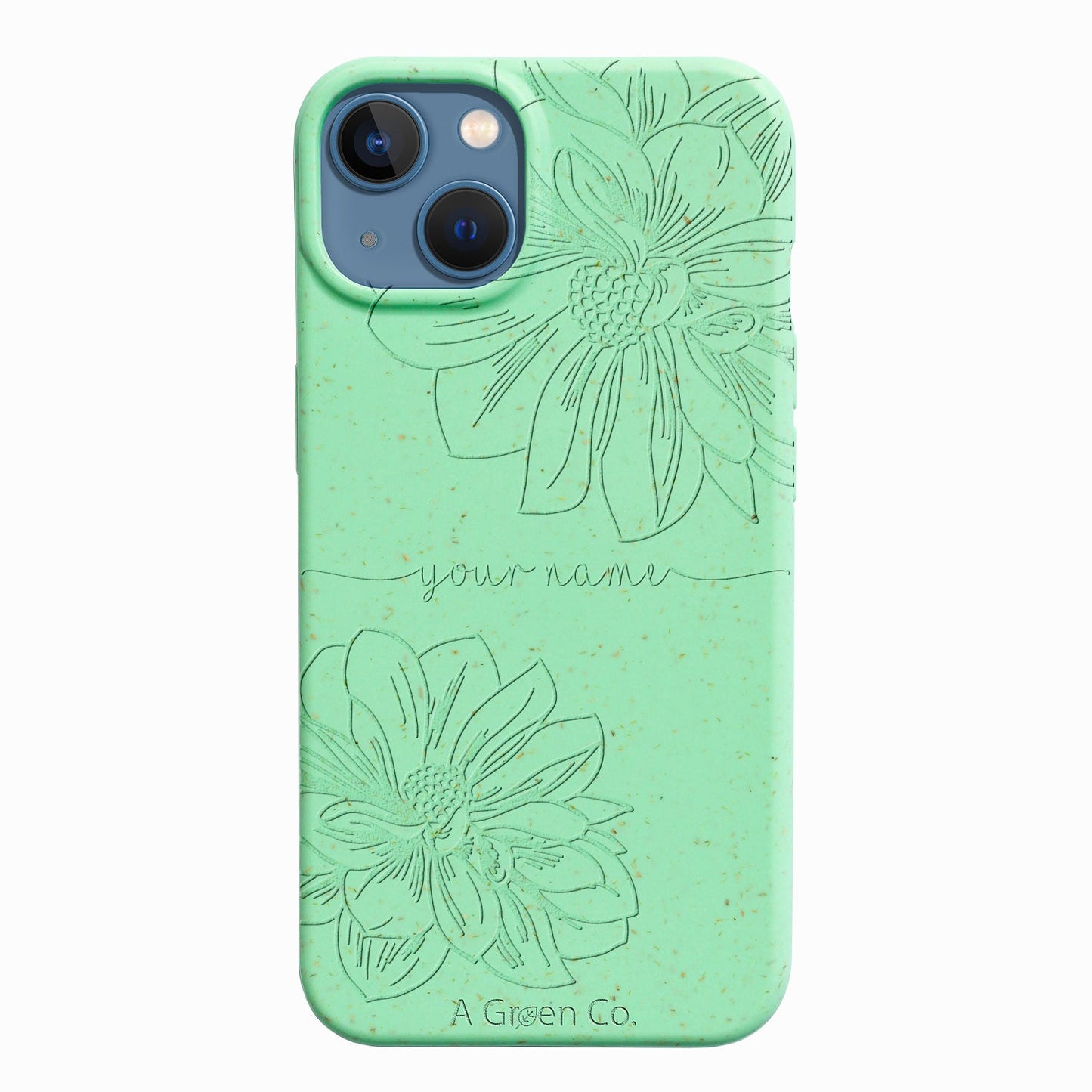 Floral Handwritten - iPhone 14 Eco-Friendly Case