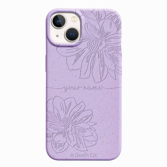 Floral Handwritten - iPhone 14 Eco-Friendly Case