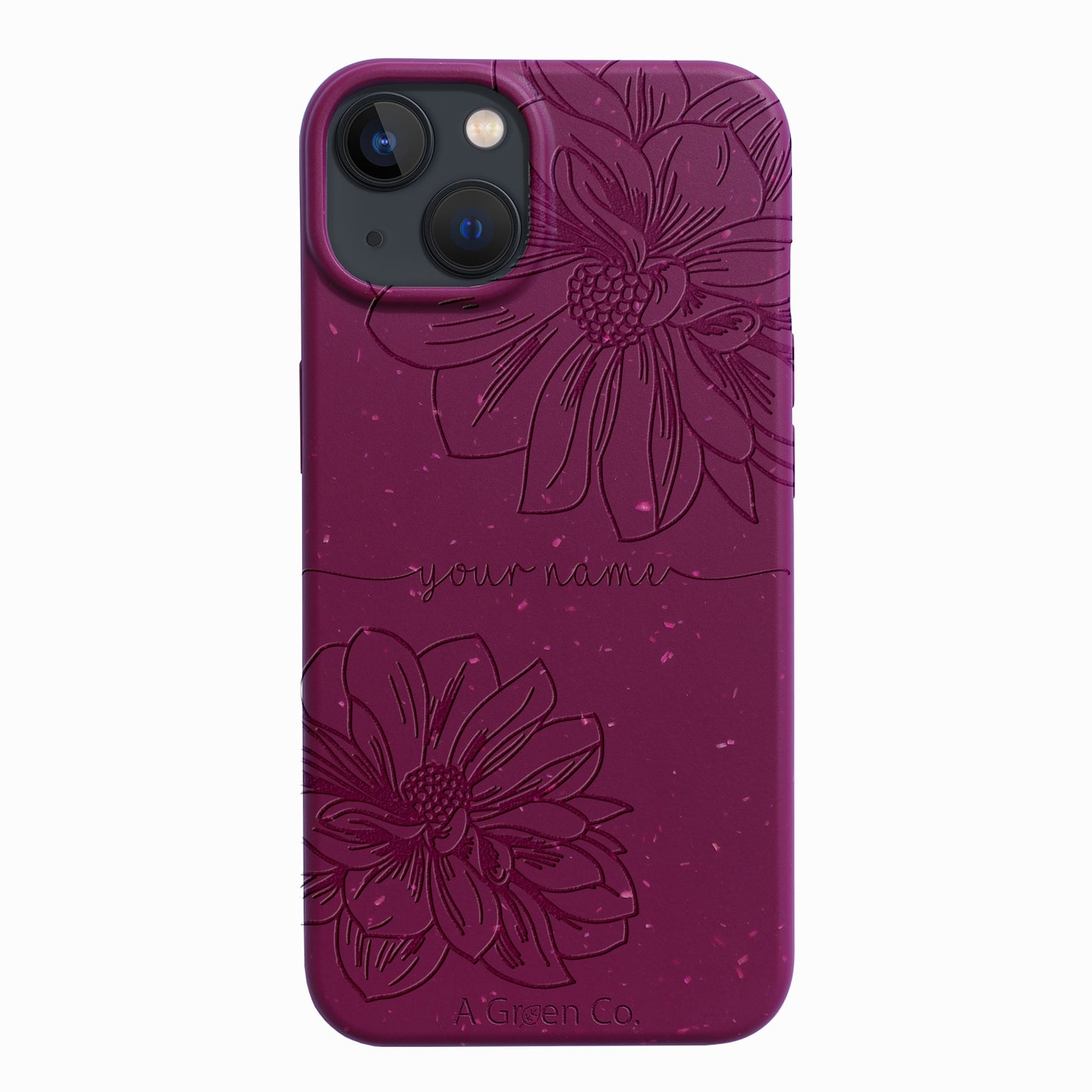 Floral Handwritten - iPhone 15 Eco-Friendly Case