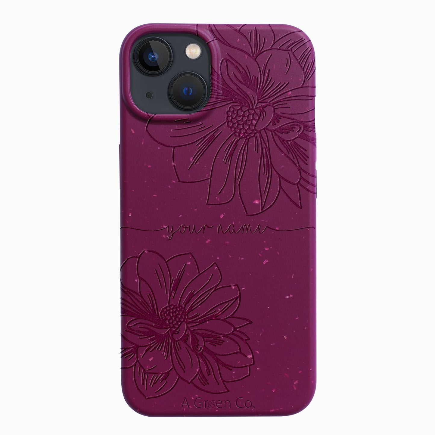 Floral Handwritten - iPhone 13 Eco-Friendly Case