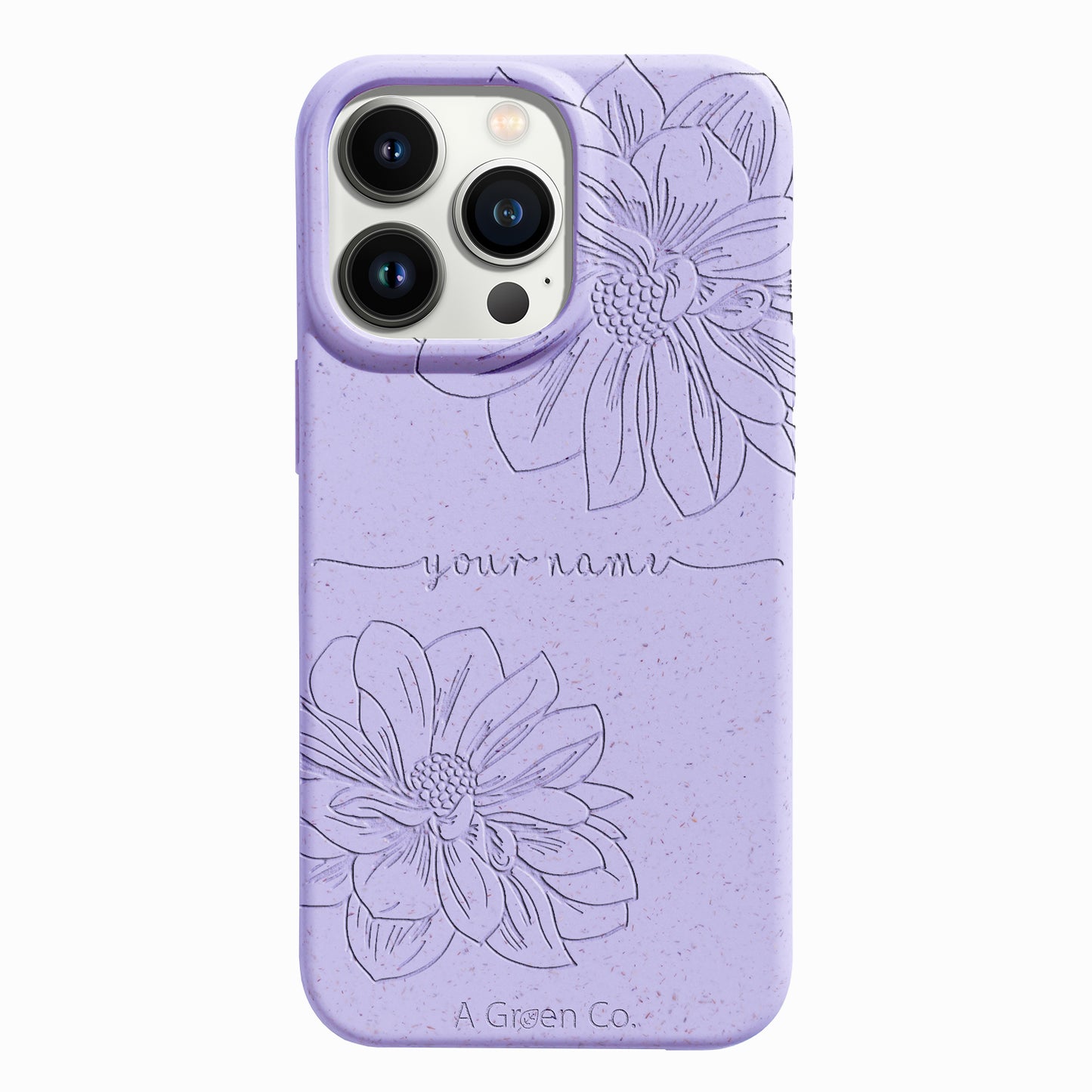 Floral Handwritten - iPhone 15 Pro Eco-Friendly Case