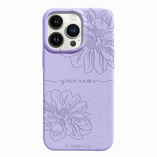 Floral Handwritten - iPhone 14 Pro Eco-Friendly Case