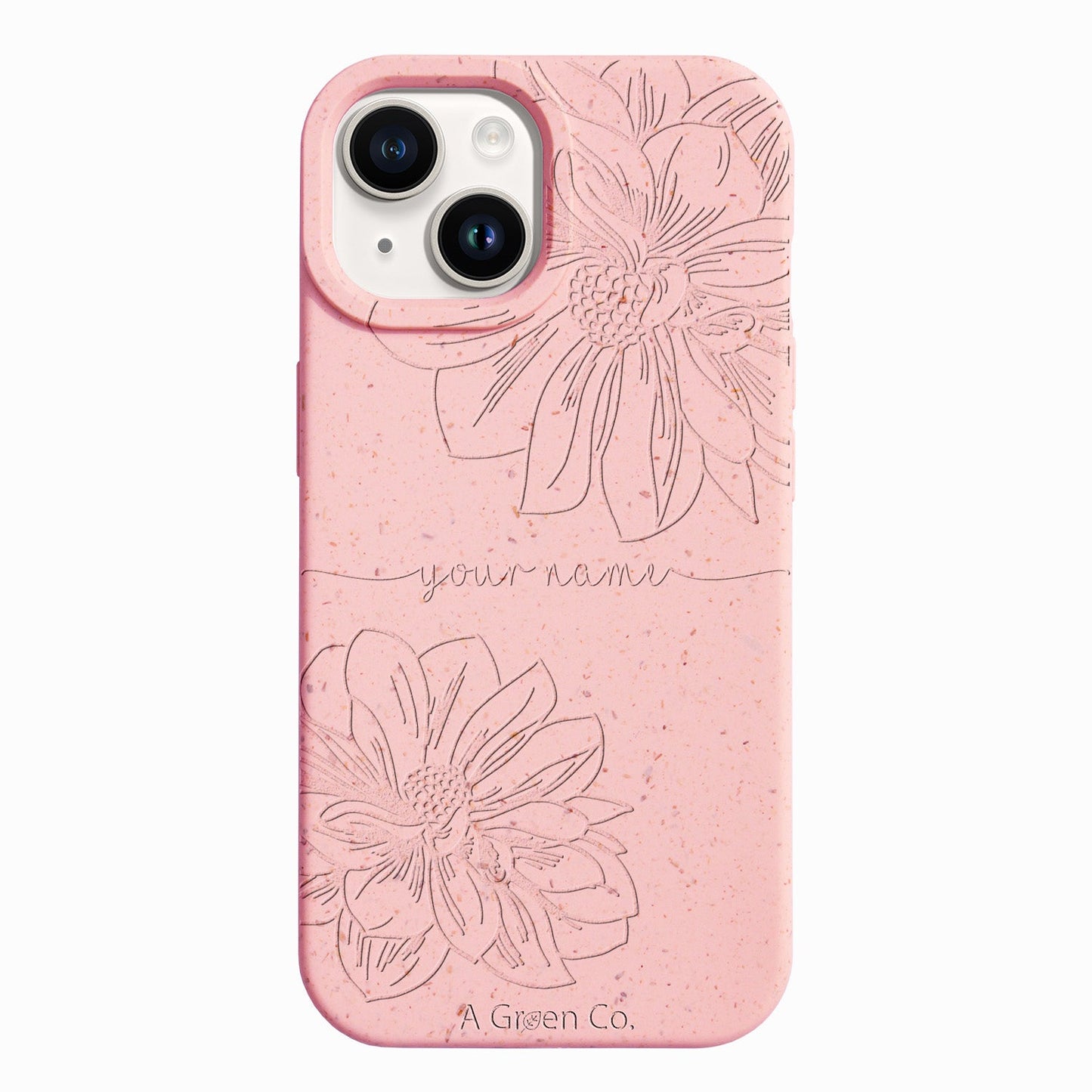 Floral Handwritten - iPhone 14 Eco-Friendly Case