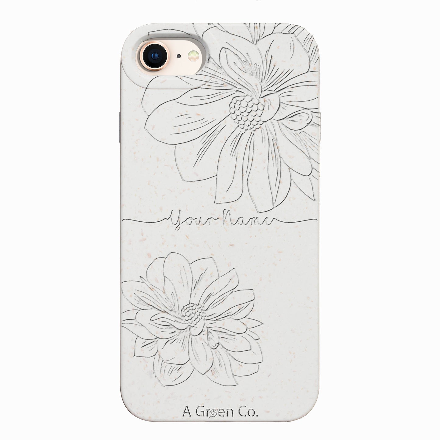Floral Handwritten - iPhone SE 2020 / 8 / 7 / 6 / 6s Eco-Friendly Case
