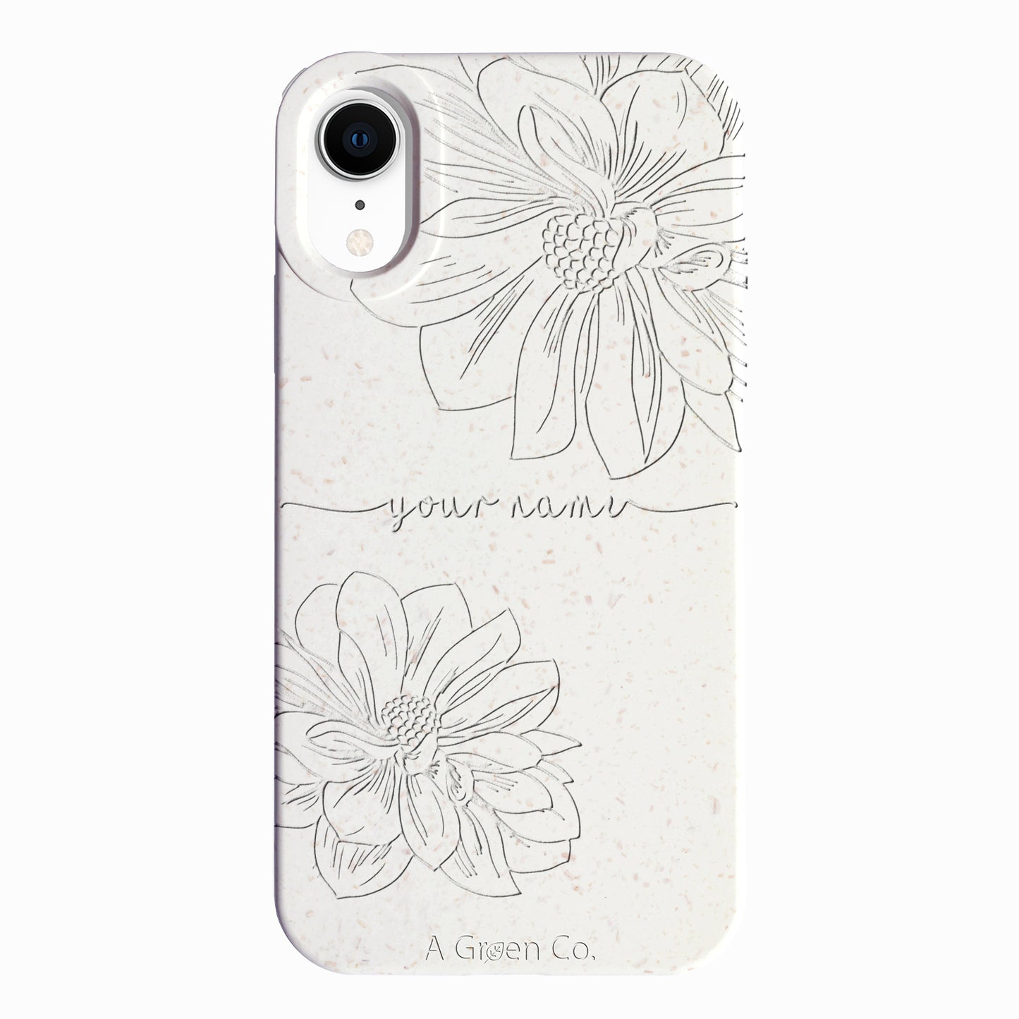 Floral Handwritten - iPhone XR Eco-Friendly Case
