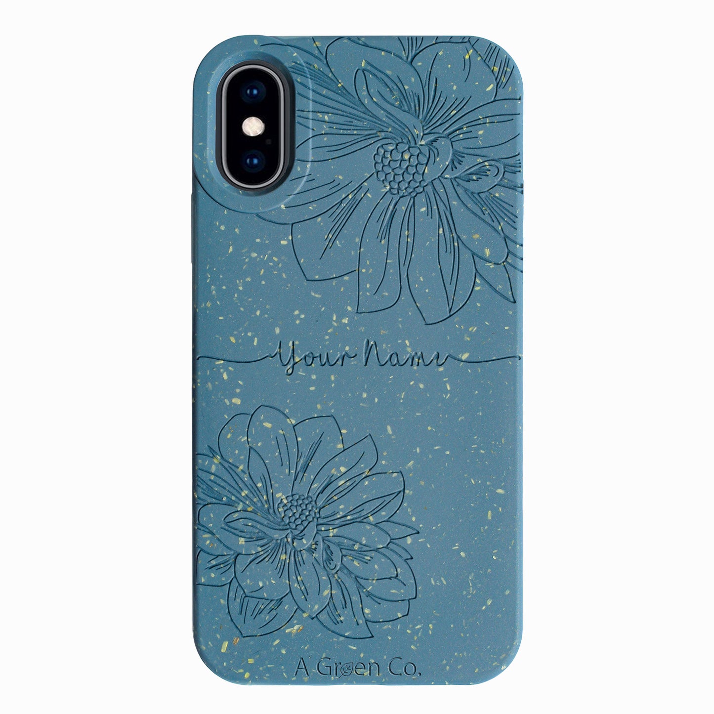 Floral Handwritten - iPhone Xs Eco-Friendly Case