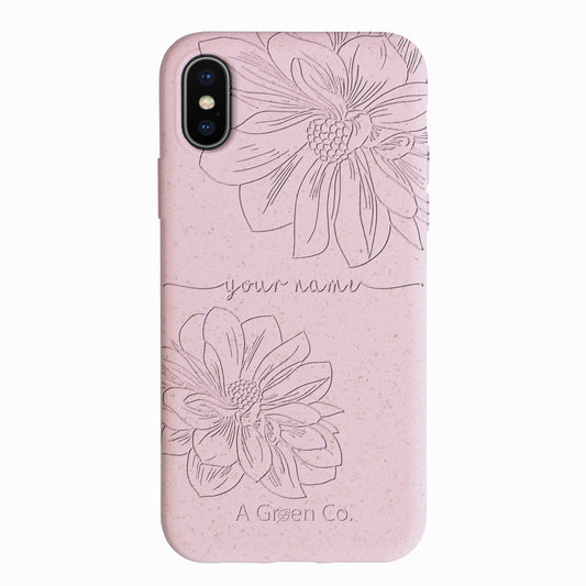 Floral Handwritten - iPhone Xs Eco-Friendly Case
