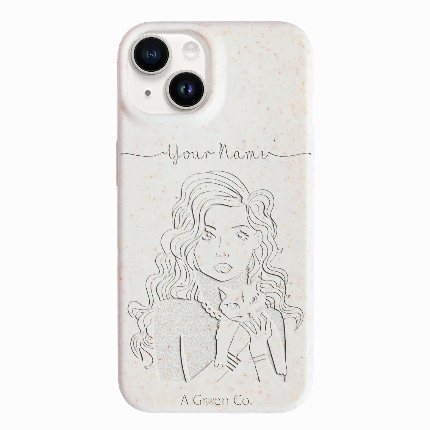 Pretty Kitty - iPhone 14 Plus Eco-Friendly Case