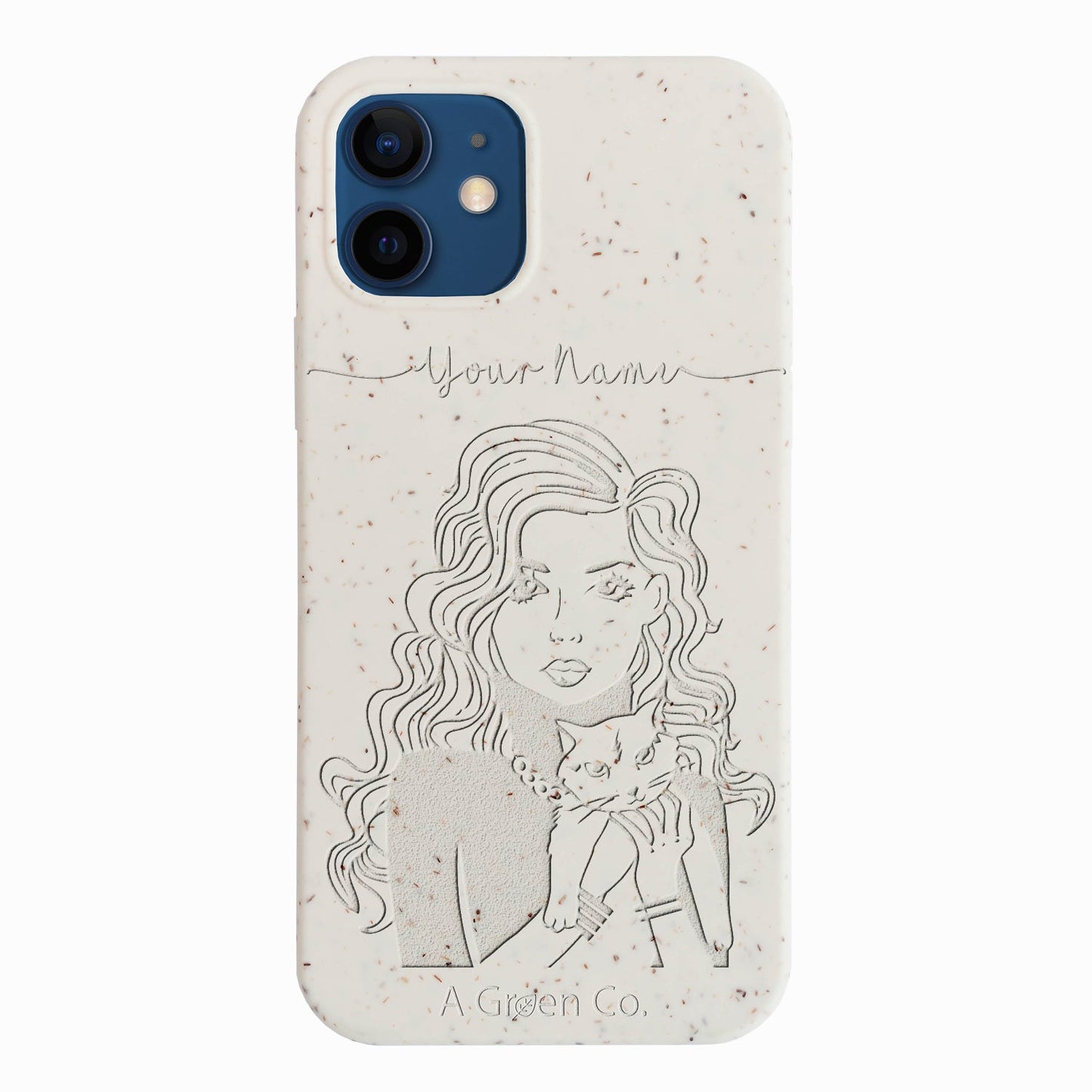 Pretty Kitty - iPhone 12 Mini Eco-Friendly Case