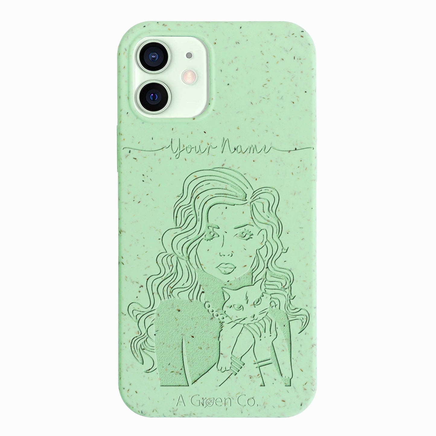 Pretty Kitty - iPhone 12 Mini Eco-Friendly Case